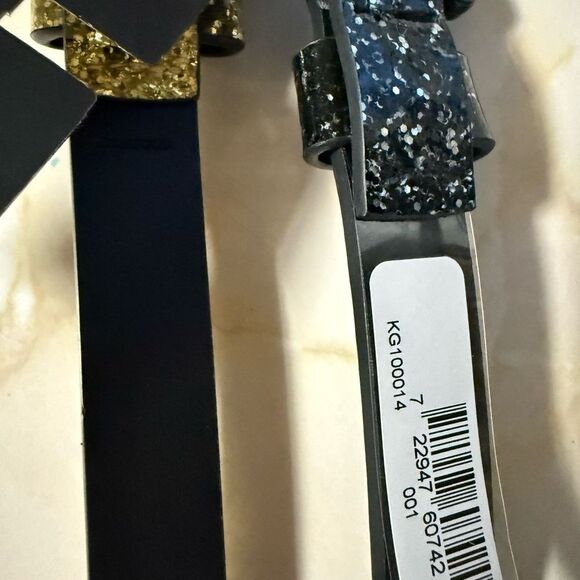 Kurt Geiger Glitter 2 piece Belts - Picture 10 of 10